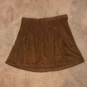 suede skirt